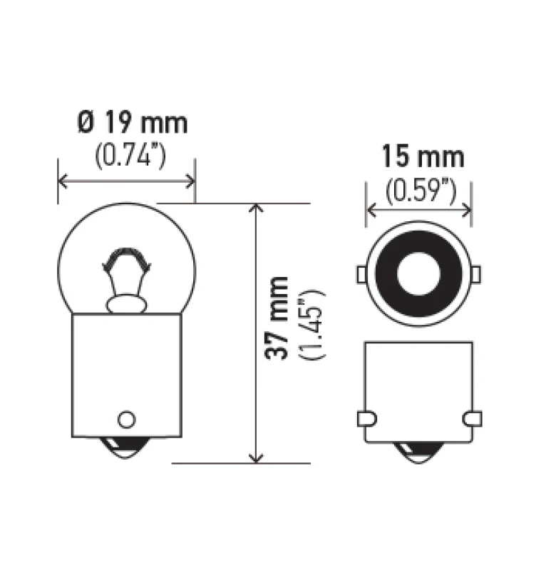 Hella Bulb 5007 12V 5W Ba15S B6 Sb - Image 4