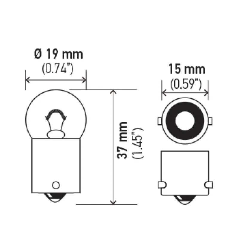 Hella Bulb 5007 12V 5W Ba15S B6 Sb - Image 6