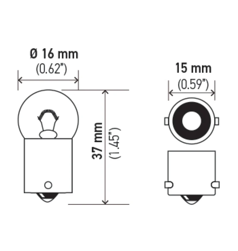 Hella Bulb 57 12V 3W BA9s G4.5 - Image 9