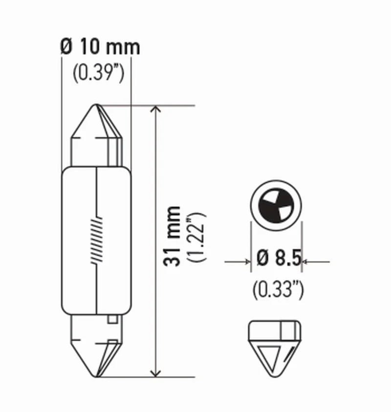 Hella Bulb 6418 12V 5W Sv858 T325 10X35 (2) - Image 7