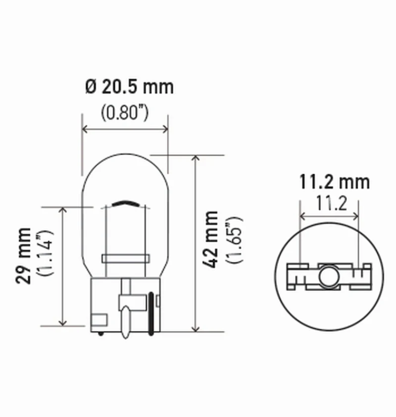 Hella Bulb 7440 12V 21W W3X16D T65 (2) - Image 4