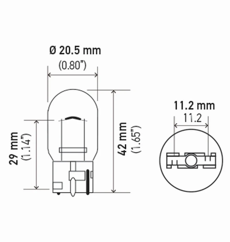 Hella Bulb 7440 12V 21W W3X16D T65 (2) - Image 8
