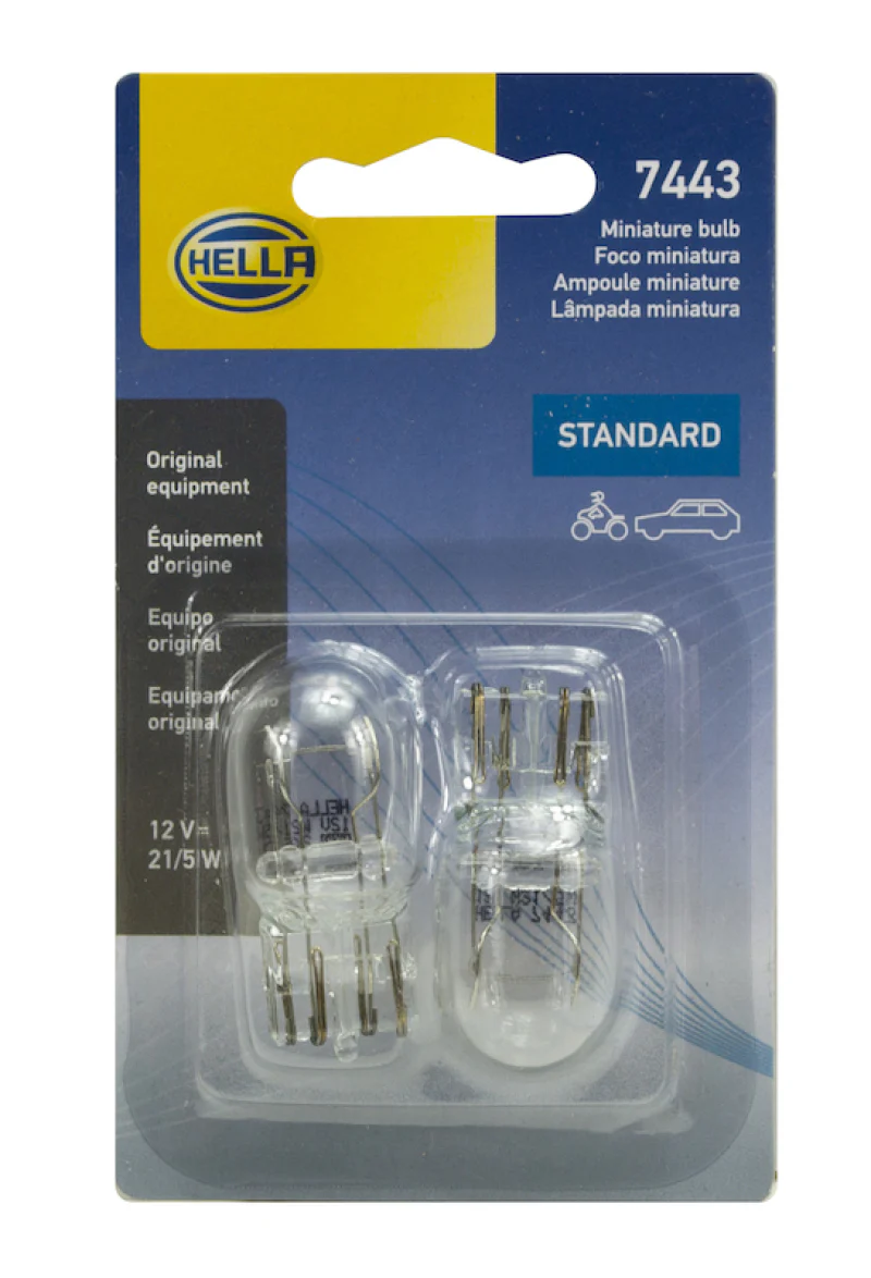 Hella Bulb 7443 12V 21/5W W3X16Q T65 (2) - Image 4