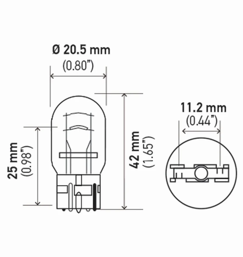 Hella Bulb 7443 12V 21/5W W3X16Q T65 (2) - Image 7