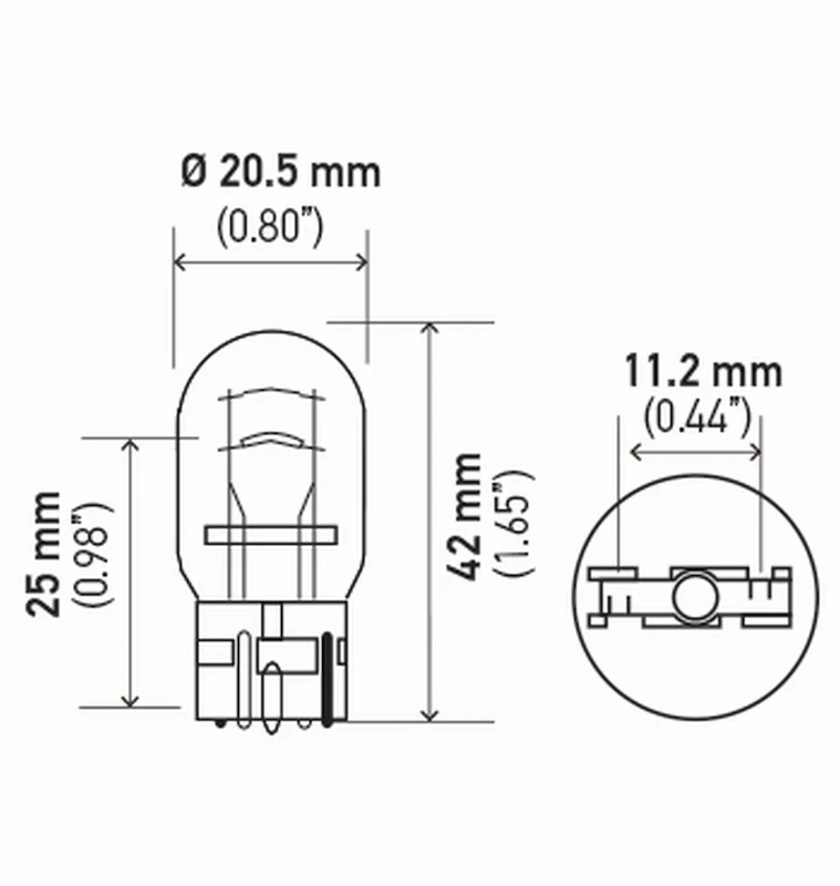 Hella Bulb 7443 12V 21/5W W3X16Q T65 (2) - Image 8