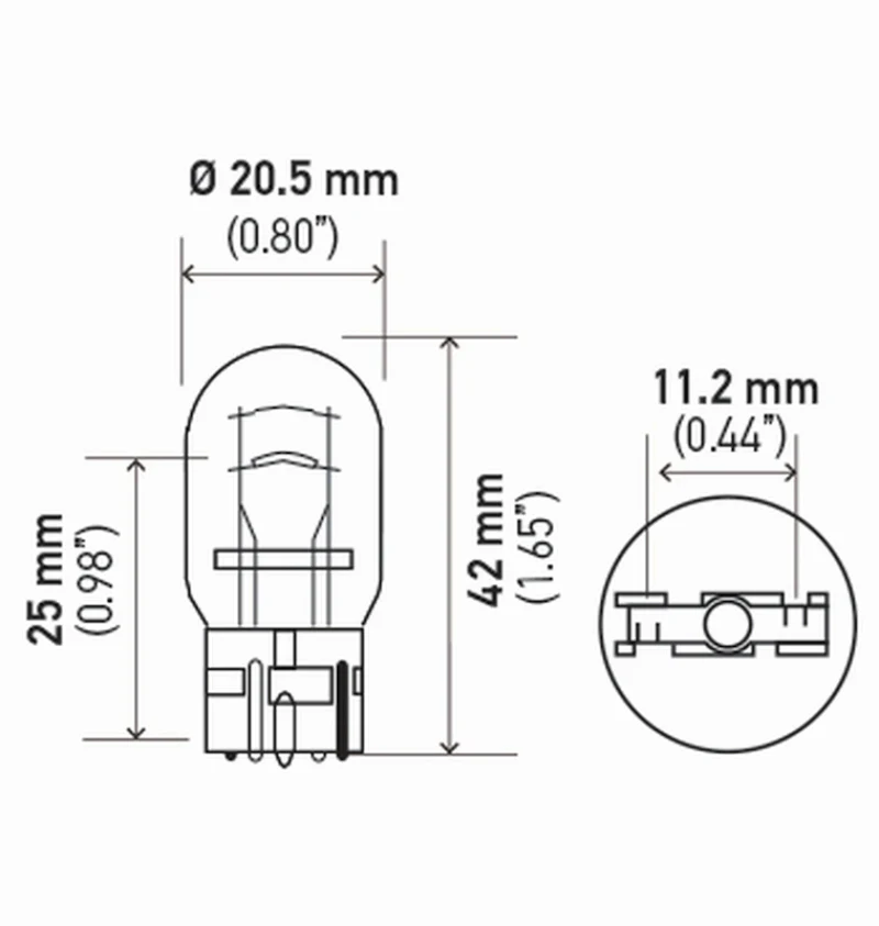 Hella Bulb 7443 12V 21/5W W3X16Q T65 (2) - Image 9