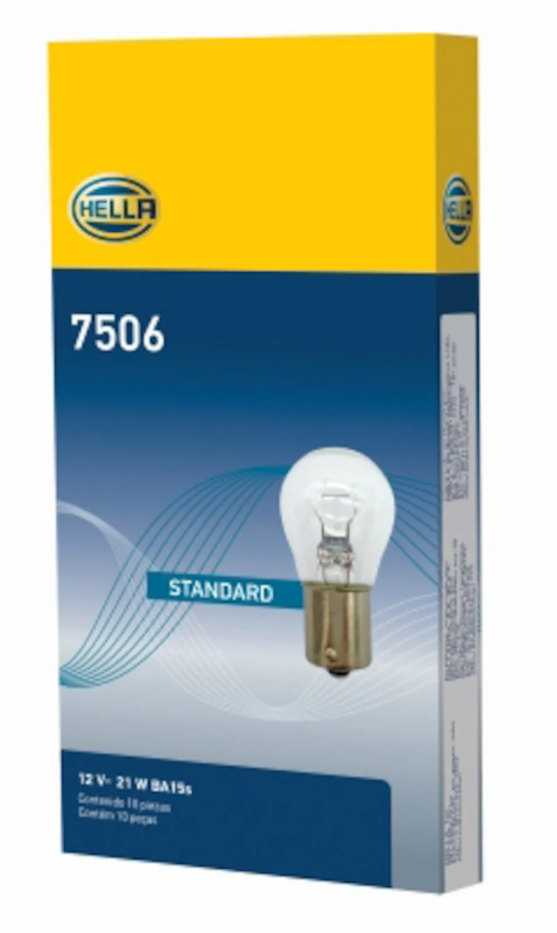 Hella Bulb 7506 12V 21W BA15s S8 - Image 7