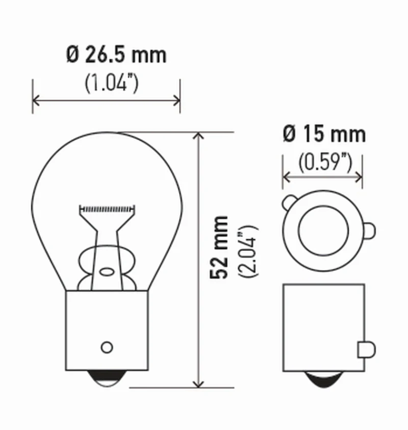 Hella Bulb 7507 12V 21W Bau15S S8 Namber (2) - Image 6