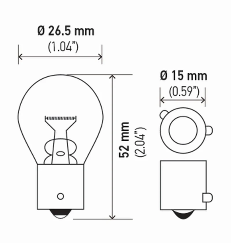 Hella Bulb 7507 12V 21W Bau15S S8 Namber (2) - Image 8