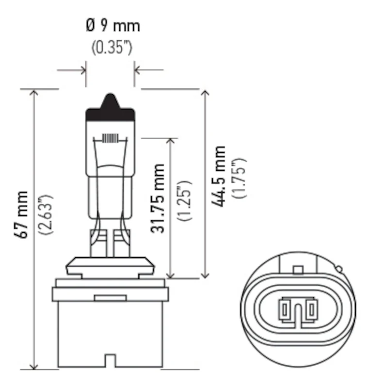 Hella Bulb 880 12V 27W PG13 T3.25 - Image 4