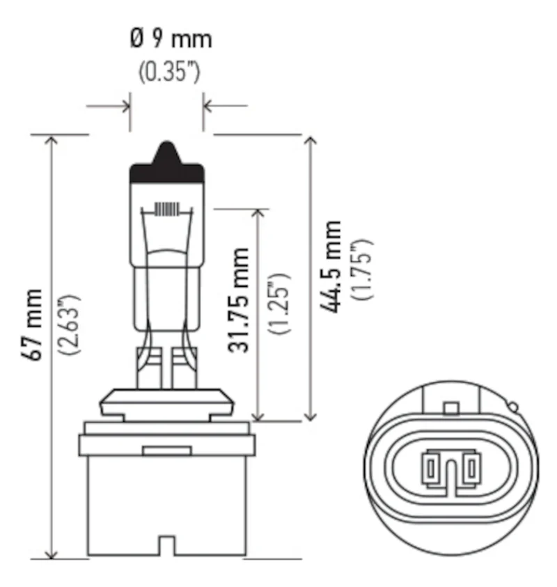 Hella Bulb 880 12V 27W PG13 T3.25 - Image 9