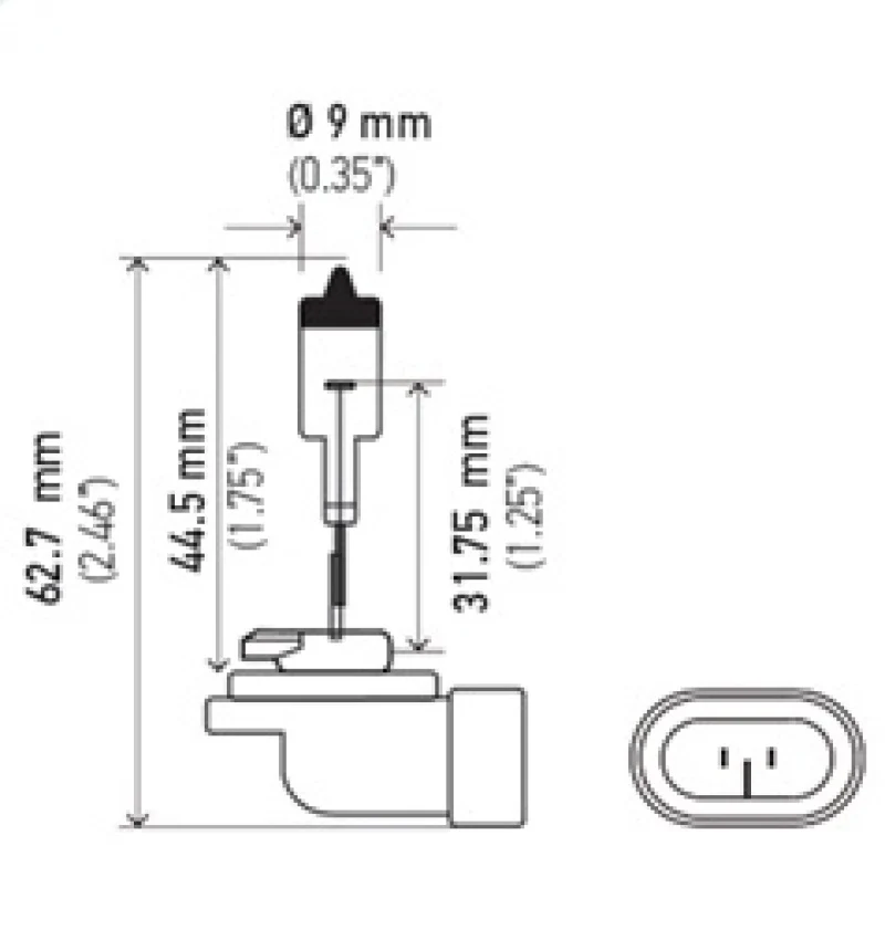 Hella Bulb 896 12V 37.5W PGJ13 T3.25 - Image 4