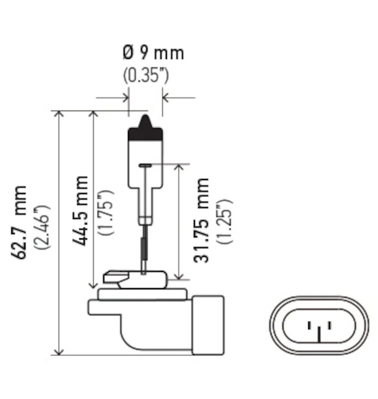 Hella Bulb 896 12V 37.5W PGJ13 T3.25 - Image 5