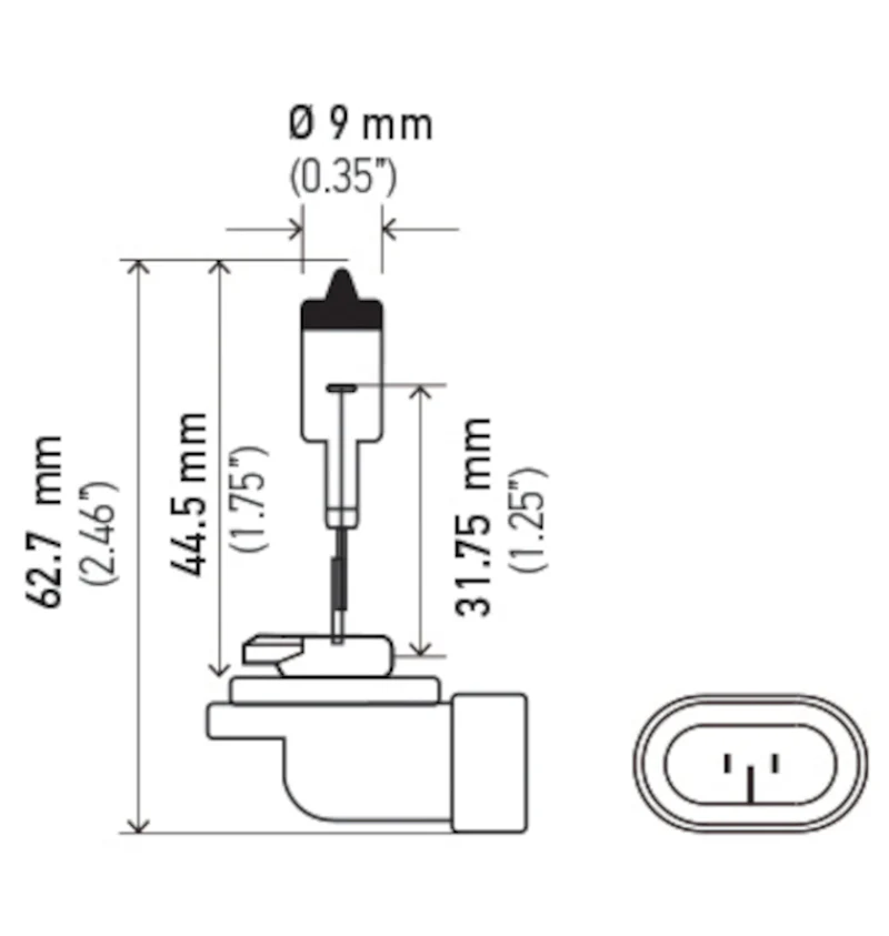 Hella Bulb 896 12V 37.5W PGJ13 T3.25 - Image 6