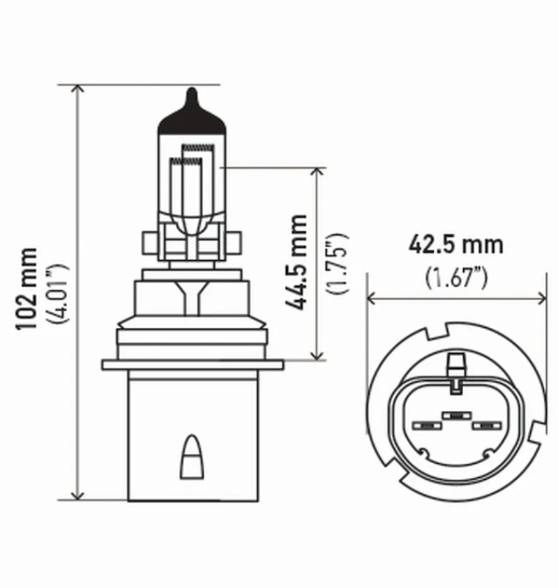 Hella Bulb 9004 12V 65/45W P29T T4625 +50 (2) - Image 6