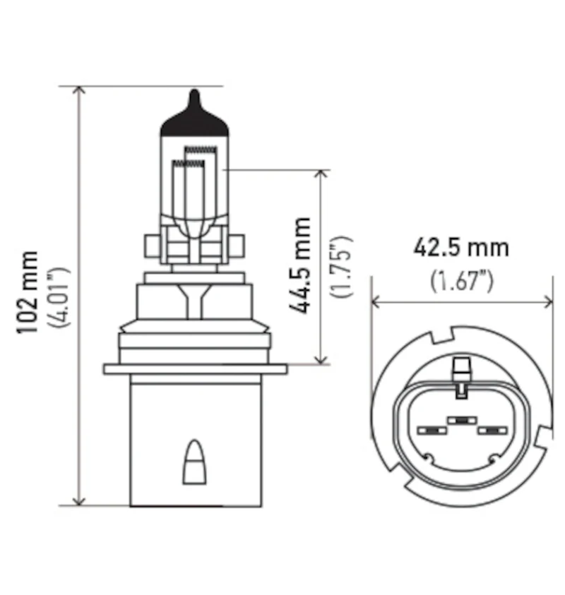 Hella Bulb 9004/Hb1 12V 65/45W P29T Longlife - Image 4