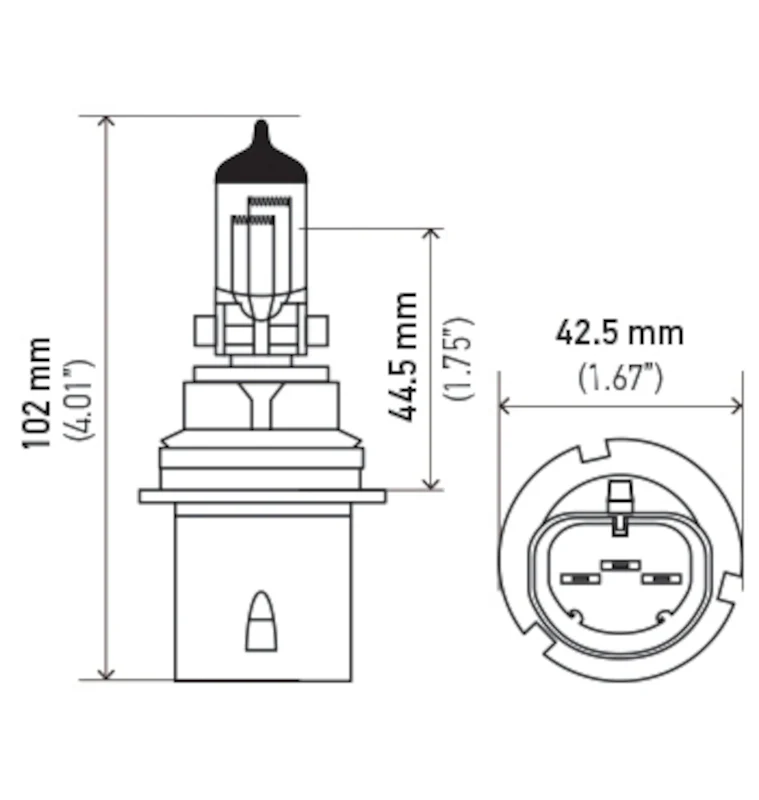 Hella Bulb 9004/Hb1 12V 65/45W P29T Longlife - Image 8