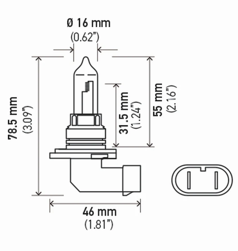 Hella Bulb 9005 12V 65W P20D T4 +50 (2) - Image 11