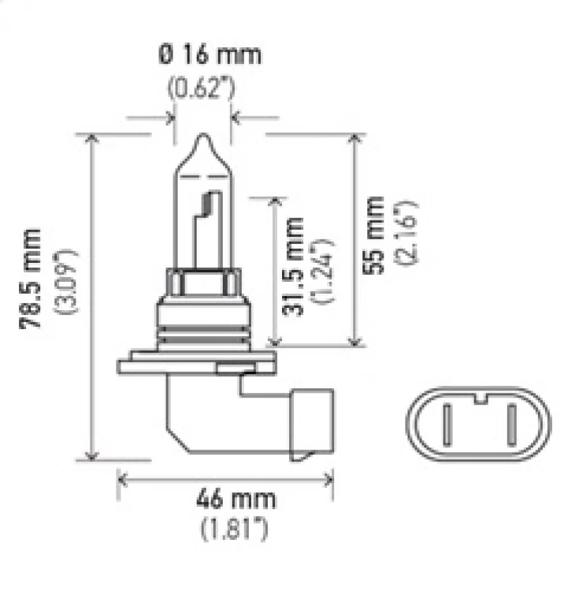 Hella Bulb 9005/HB3 12V 65W P20d T4 - Image 9
