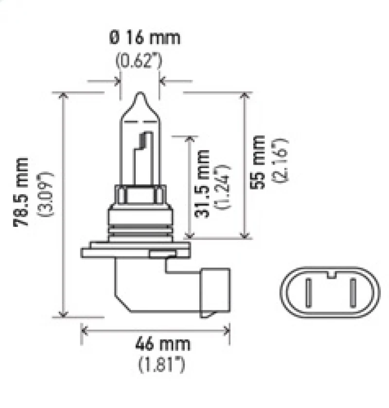 Hella Bulb 9005/HB3 12V 65W P20d T4 LONGLIFE - Image 6
