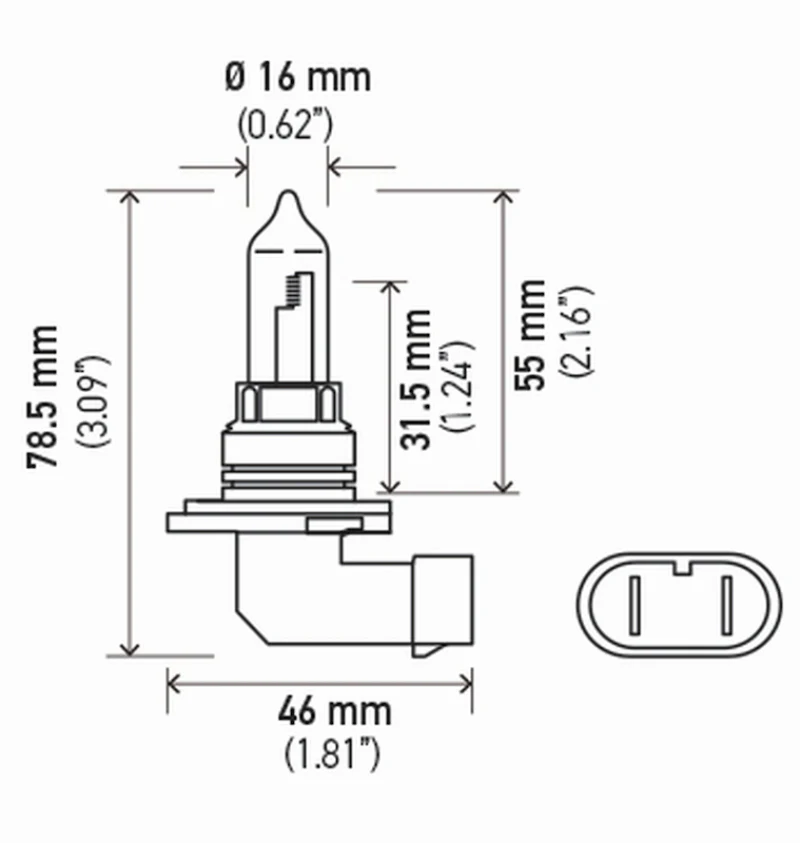 Hella Bulb 9005/Hb3 12V 65W P20D T4 Sb - Image 6