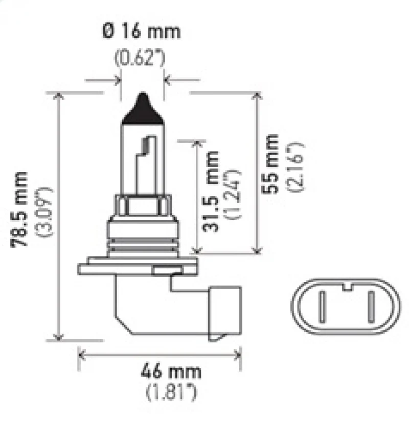 Hella Bulb 9006/HB4 12V 55W P22d T4 LONGLIFE - Image 6