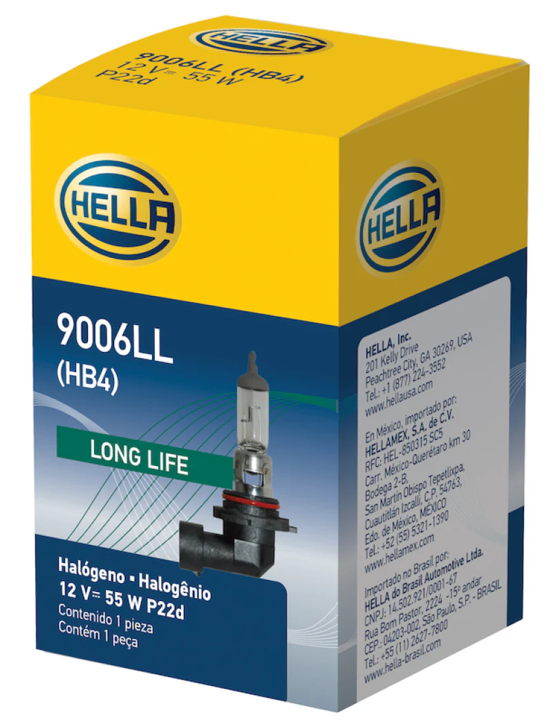 Hella Bulb 9006/HB4 12V 55W P22d T4 LONGLIFE - Image 9