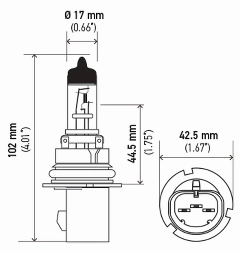 Hella Bulb 9007/Hb5 12V 65/55W Px29T T4625 Sb - Image 7