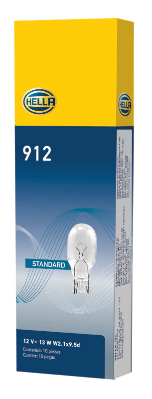Hella Bulb 912 12V 13W W2.1X9.5d T5 - Image 4