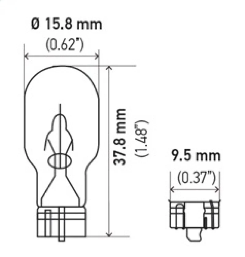 Hella Bulb 921 12V 16W W2.1X9.5d T5 - Image 6