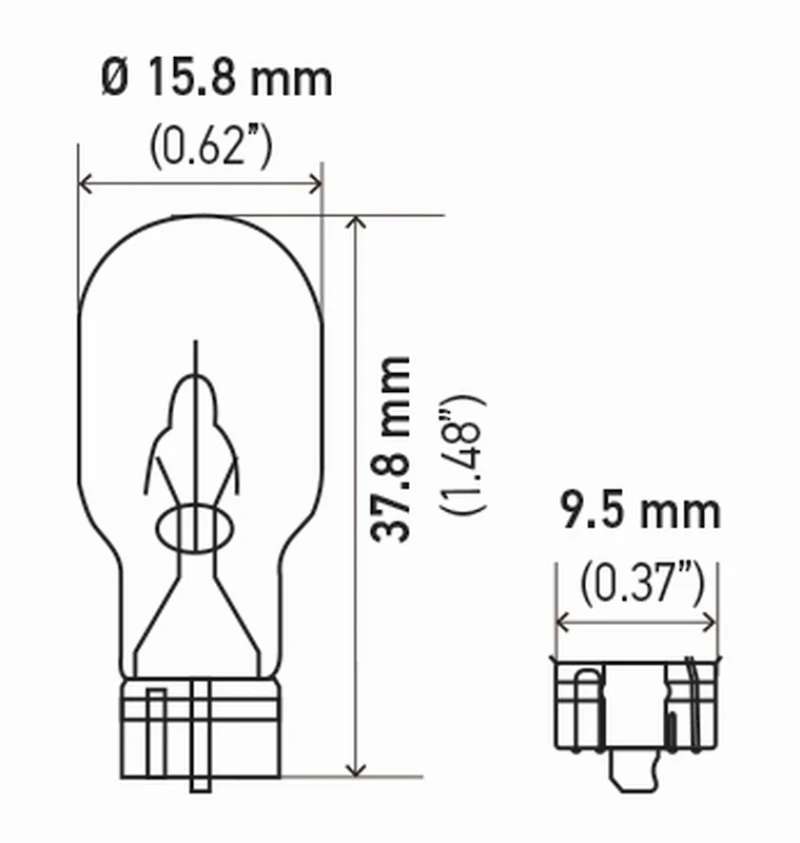 Hella Bulb 921 12V 16W W21X95D T5 (2) - Image 9