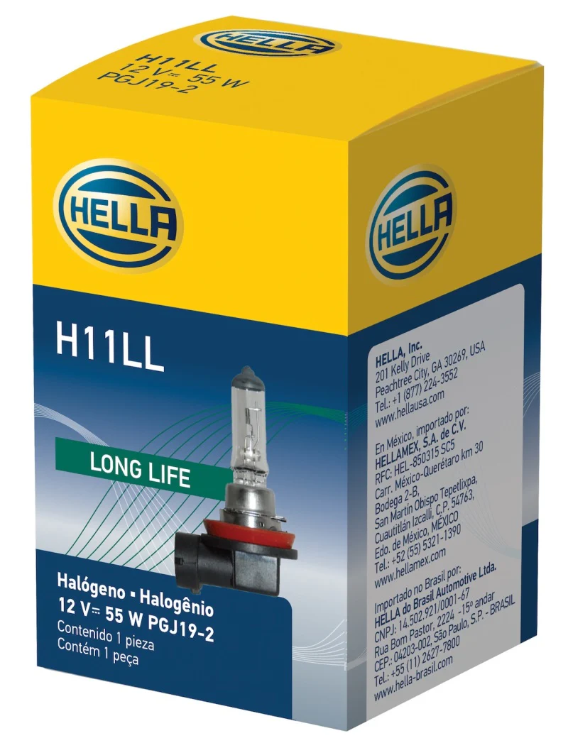 Hella Bulb H11 12V 55W PGJ19-2 T4 LONG LIFE - Image 4