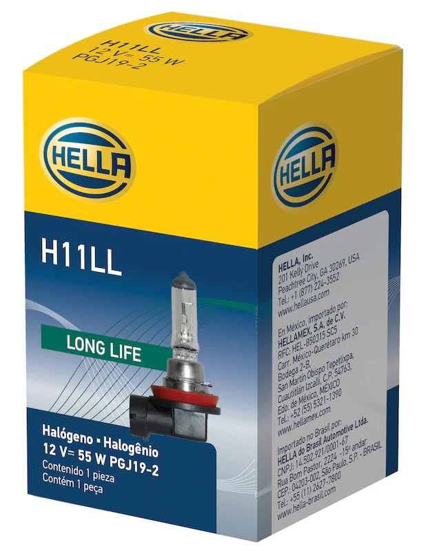 Hella Bulb H11 12V 55W PGJ19-2 T4 LONG LIFE - Image 6