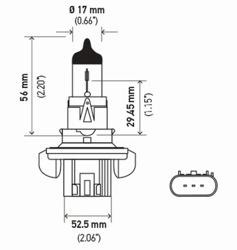 Hella Bulb H13 12V 60/55W P264T T4 (2) - Image 6