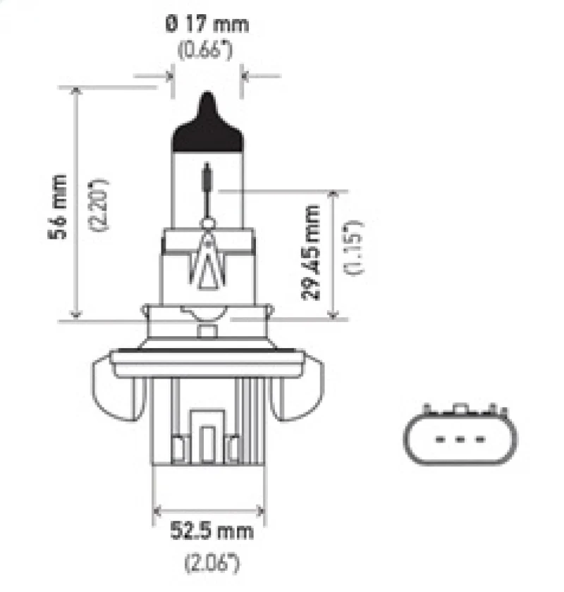 Hella Bulb H13 12V 60/55W P264T T4 - Image 5