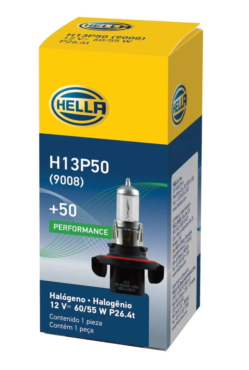 Hella Bulb H13 12V 60/55W P264T T4 +50 - Image 9