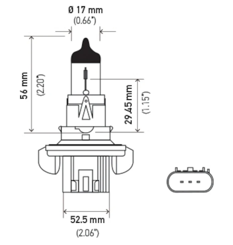 Hella Bulb H13 12V 60/55W P264T T4 - Image 7