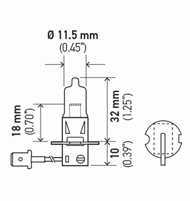 Hella Bulb H3 12V 55W Pk22S T325 (2) - Image 6