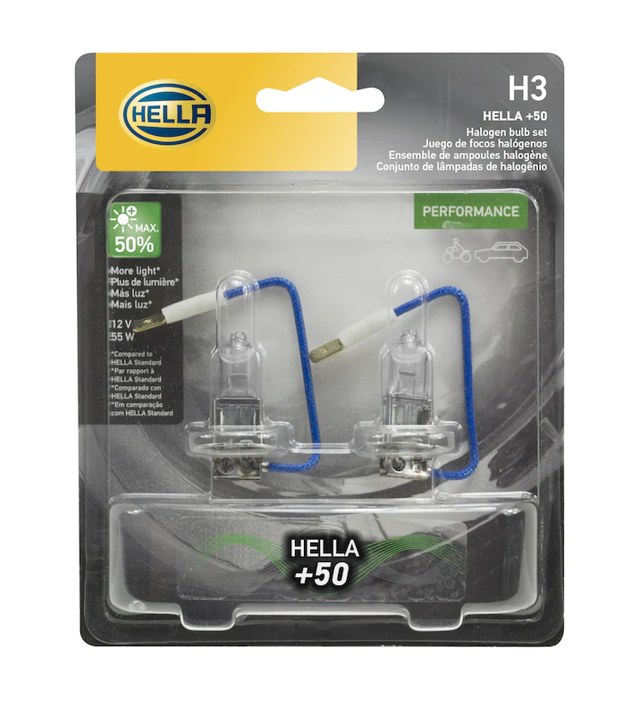 Hella Bulb H3 12V 55W Pk22S T325 +50 (2) - Image 5