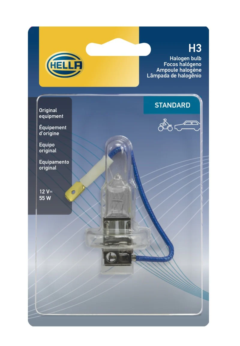 Hella Bulb H3 12V 55W Pk22S T325 Sb - Image 4
