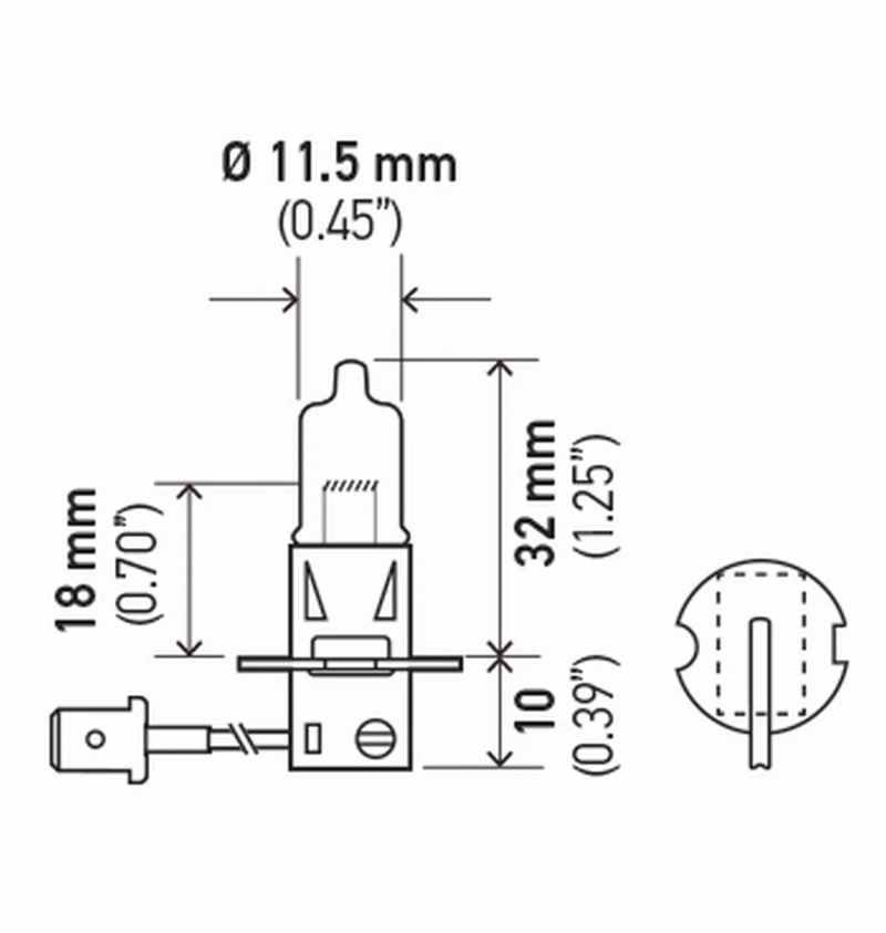 Hella Bulb H3 12V 55W Pk22S T325 Sb - Image 6