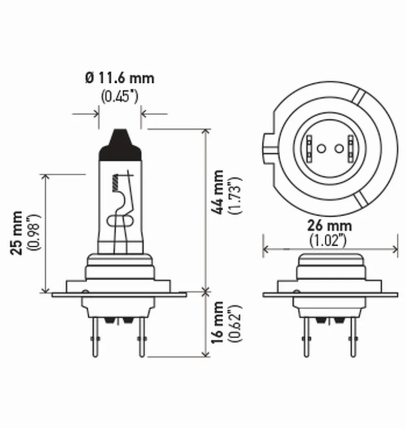 Hella Bulb H7 12V 55W Px26D T4625 Sb - Image 5