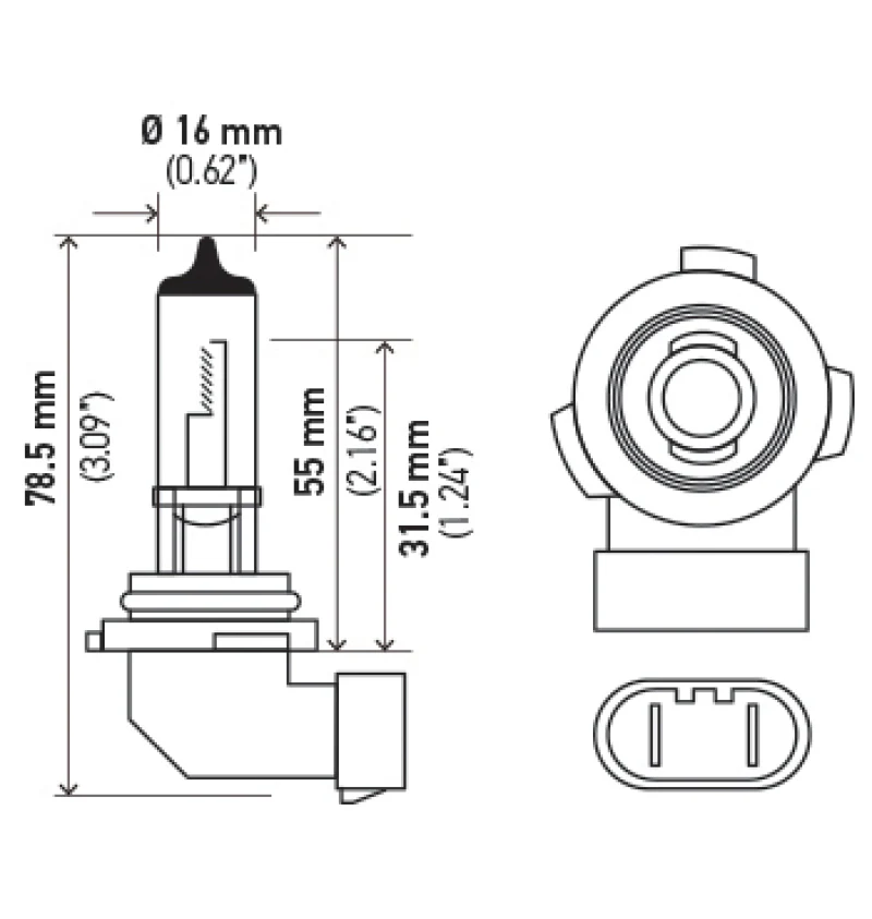 Hella H10 12V 42W Xen White Bulb (Pair) - Image 15