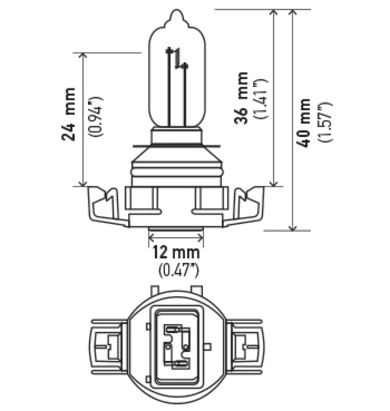 Hella H16/9009 12V 35W Xen Pure Yellow XY Bulb (Pair) - Image 18