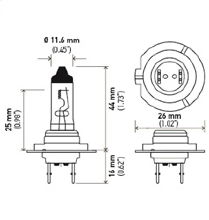 Hella H7 12V 55W PX26D HP 2.0 Halogen Bulbs - Image 11
