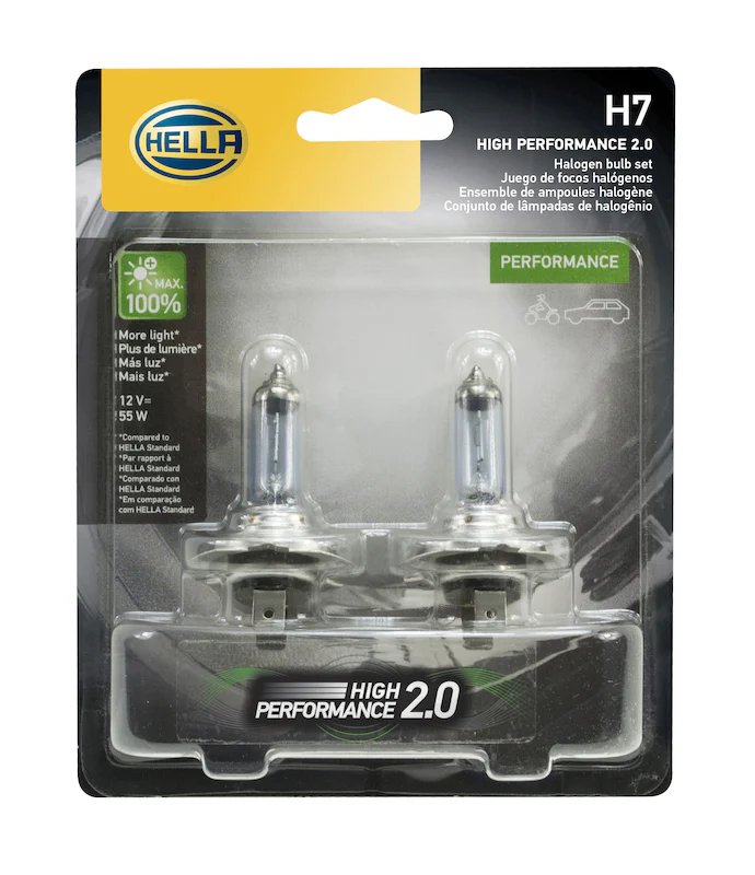 Hella H7 12V 55W PX26D HP 2.0 Halogen Bulbs - Image 12