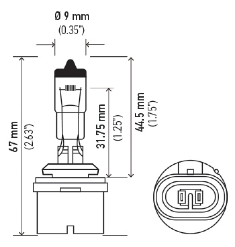 Hella Optilux 880 12V Xenon Yellow XY Bulb - Image 27