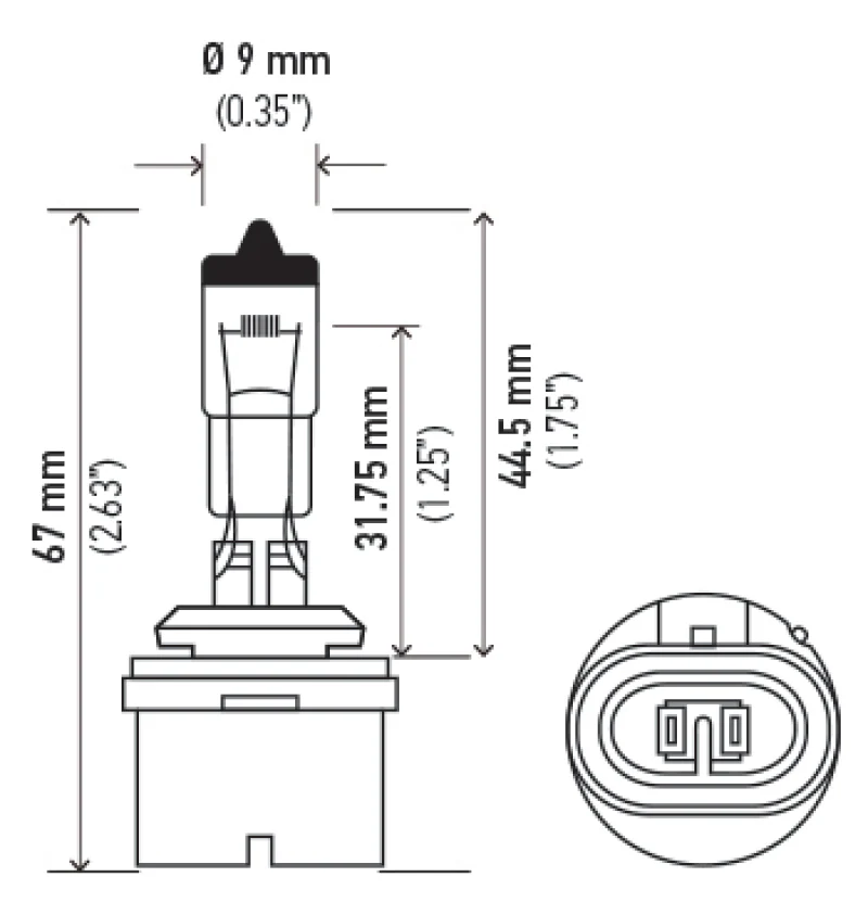 Hella Optilux 880 12V Xenon Yellow XY Bulb - Image 30