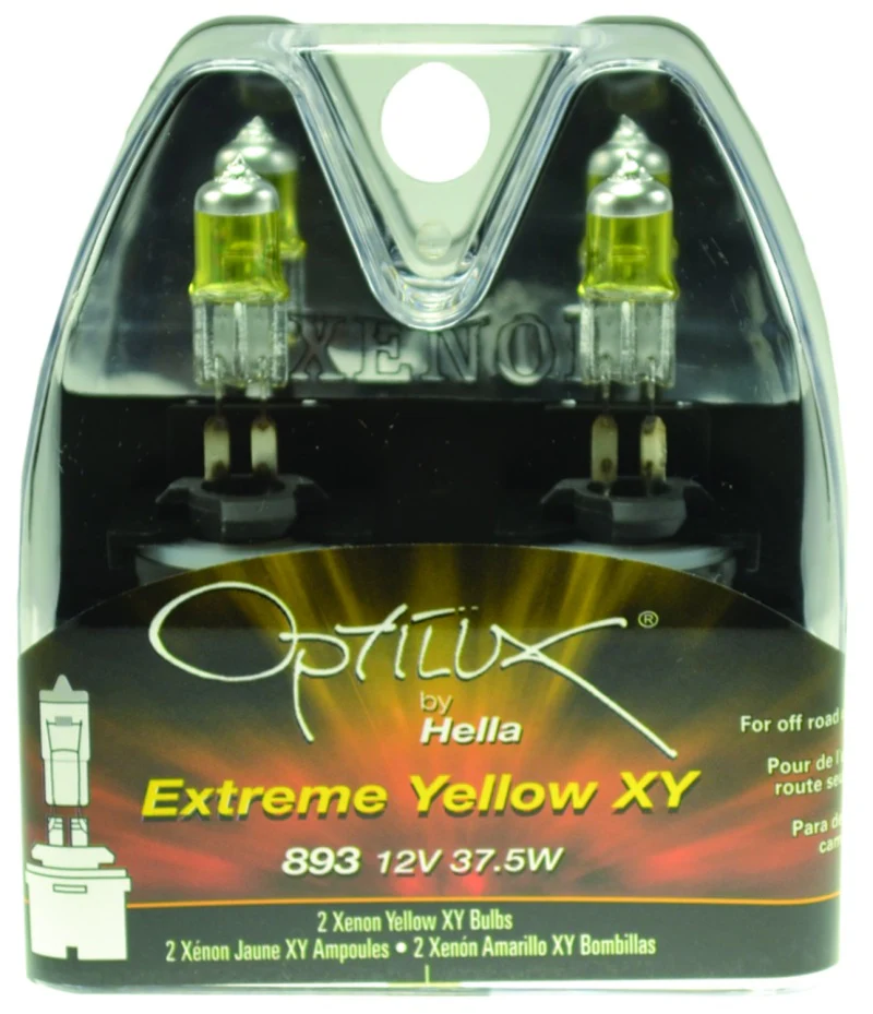 Hella Optilux 893 12V 37.5W Extreme Yellow Bulbs (Pair) - Image 25
