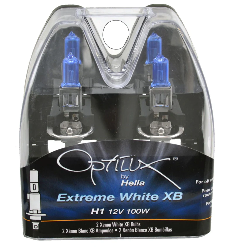 Hella Optilux H1 100W XB Extreme White Bulbs (Pair) - Image 11